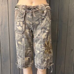 Y2K Camouflage Cargo Women’s Shorts
